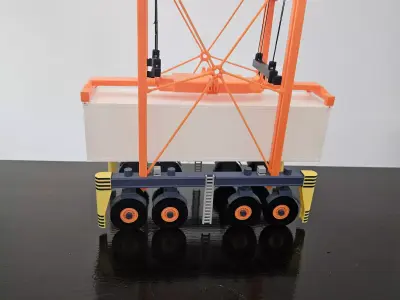 Straddle Carrier - Push-Fit 3D Printed Model 3D print model