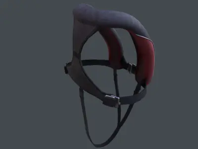 Inflatable Life Jacket SOLAS 3D model