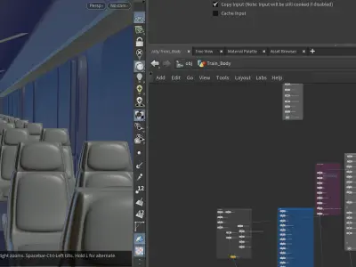 Electric Train 3D model