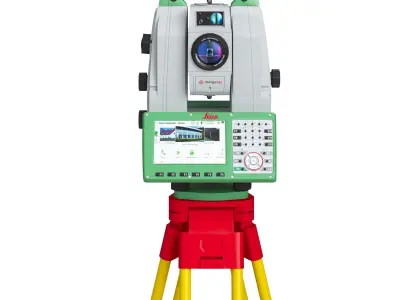Leica Nova MS60 MultiStation Total Station 3D Model 3D model