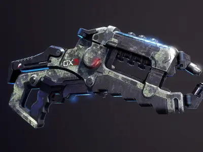 Arc Projector Mass Effect 3D model