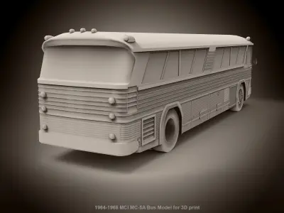 MCI MC-5A Bus 3D print model