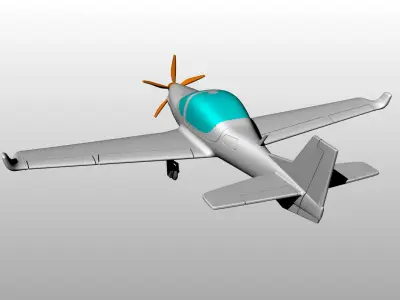 Airplane Grob 120 TP 3D print model