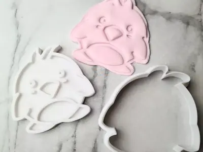 Cute Bird Cookie Cutter 3D Print STL File Free 3D print model
