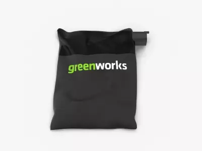 Leaf Blower Bag Horizontal DigiPro G-MAX 40V GreenWorks Low-poly 3D model