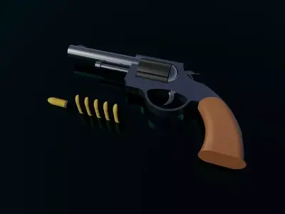 revolver Free 3D model purchase