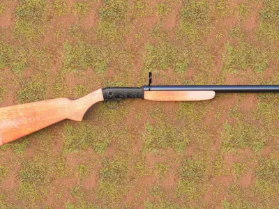 rifle shotgun Free 3D model