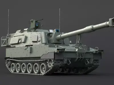 M109A7 Paladin Howitzer GR 3D model