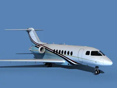 Hawker Siddley 4000 V09 3D model