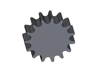 Lantern Gear Low-poly 3D model