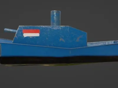 TOY SHIP  3D model