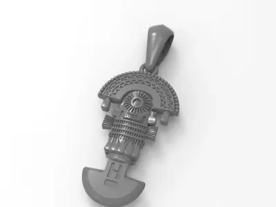 inca pendant 3D print model