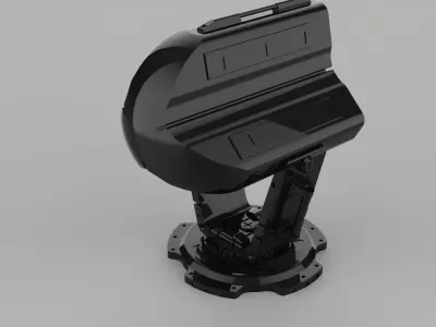 Mech device laser  3D model