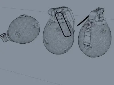 grenade 3D model get