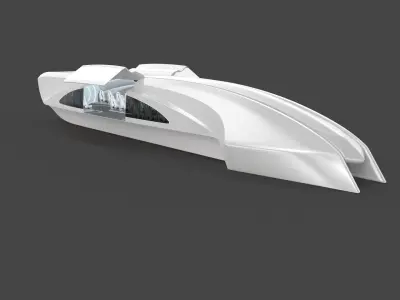 Hyperloop 3D model