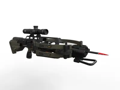 Military Bow Low-poly 3D model