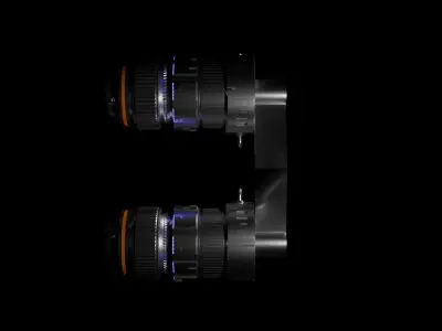 Boosters futuristic hoverboard 3D model