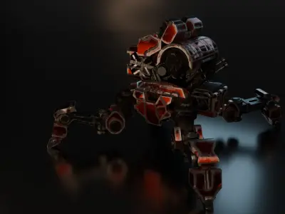 robot 3D model order