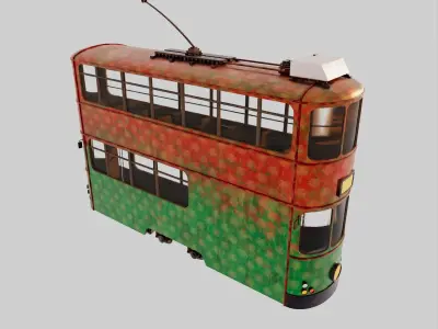 Hong Kong Tramway 3D model