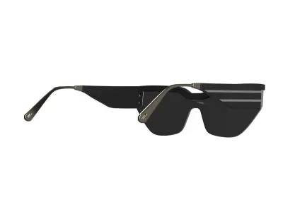Semi Cat-eye Sunglasses 3D model