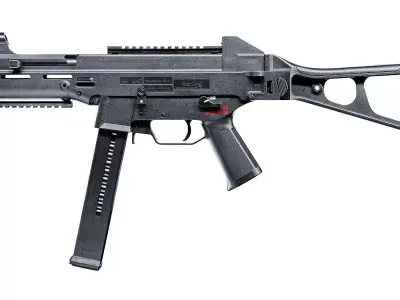 ump gun 3D model