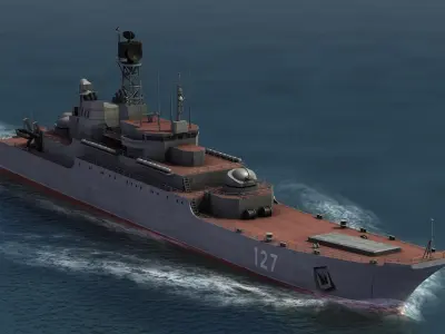 Ropucha Landing Ship 3D model
