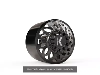 best seller KG1 forged dually wheels 3D Model Pack