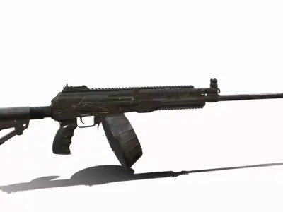 RPK 16 Low-poly 3D model