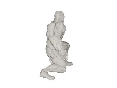 Superhero concept 3D model shop