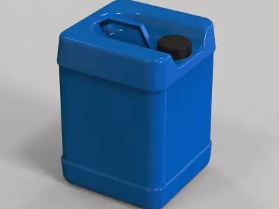 Plastic Gallon 75 Liter 3D print model