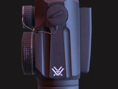 Optics Sparc II Red Dot Sight Low-poly 3D model