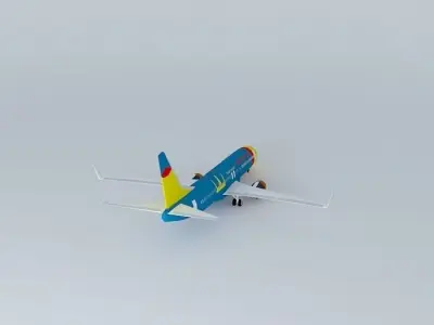 Royal Airways Boeing 737 800 Queen Transport Free 3D model