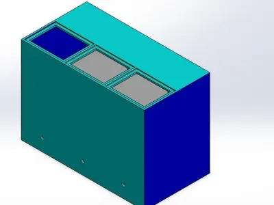 PLATING BATH WATER RINSING  3D model