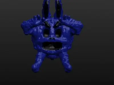 Angry bunny 3D model