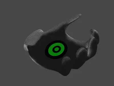 Scifi Electronic Glove  Low-poly 3D model