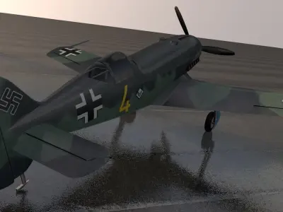 Messerschmitt Me-209 v1 3D model