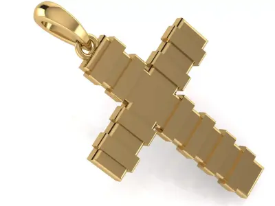 CROSS PENDANT CR141 3D print model