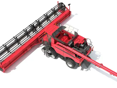 Combine Harvester 2020 3D model buy
