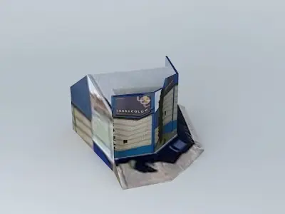 Logrocolor pop up banner stand - x Free 3D model