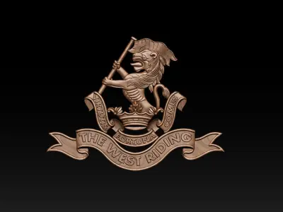 3D model Wellington Coat Of Arms 3D print model