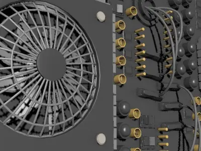sci fi details 2 3D model