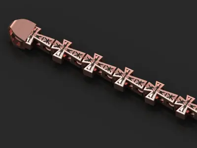 7MM Top Selling Antique Jesus Cross  3D print model
