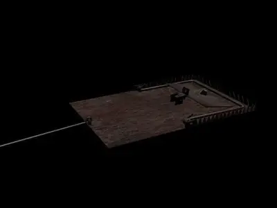 mouse trap Free low-poly 3D model
