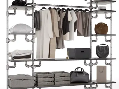 Wardrobe loft 2 3D model