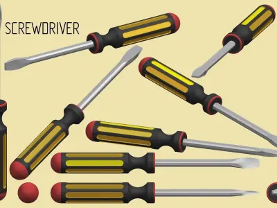 Screwdriver 3D print model