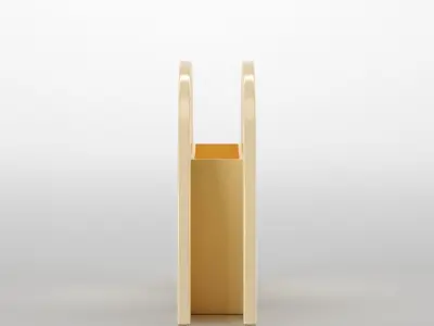 ARCHED MODERN VASE 3D model Free 3D model