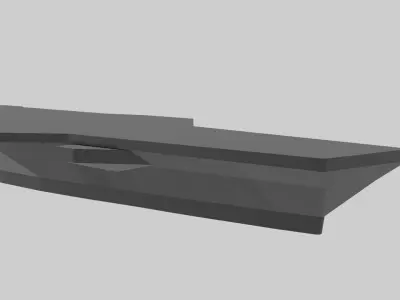 USS Doris Miller - model for small scale printing Free 3D print model