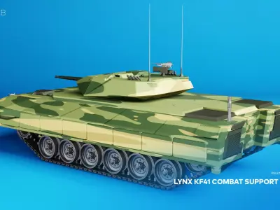 Lynx KF41 Combat Support Vehicle 3D model