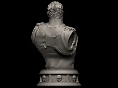 Fanart THE PUNISHER - Bust 3D print model