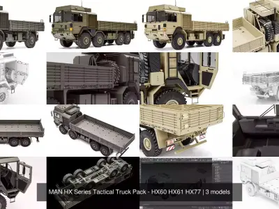 MAN HX Series Tactical Truck Pack - HX60 HX61 HX77